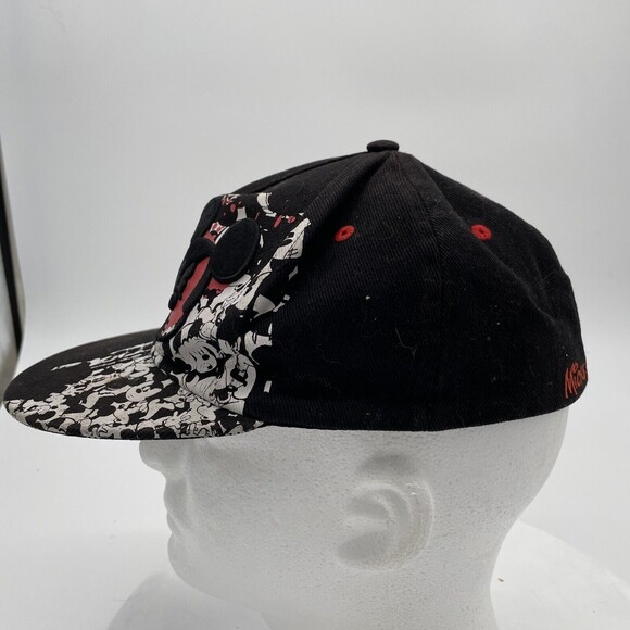 Official Disney Parks Angry Mickey Mouse Graffiti baseball cap - youth size  hat - Picture 3 of 11